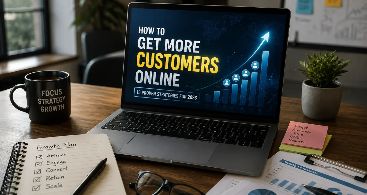 How to Get More Customers Online: 15 Proven Strategies for 2026 How to Get More Customers Online: 15 Proven Strategies for 2026